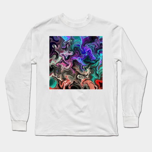 Far Away - Original Abstract Design Long Sleeve T-Shirt by artsydevil